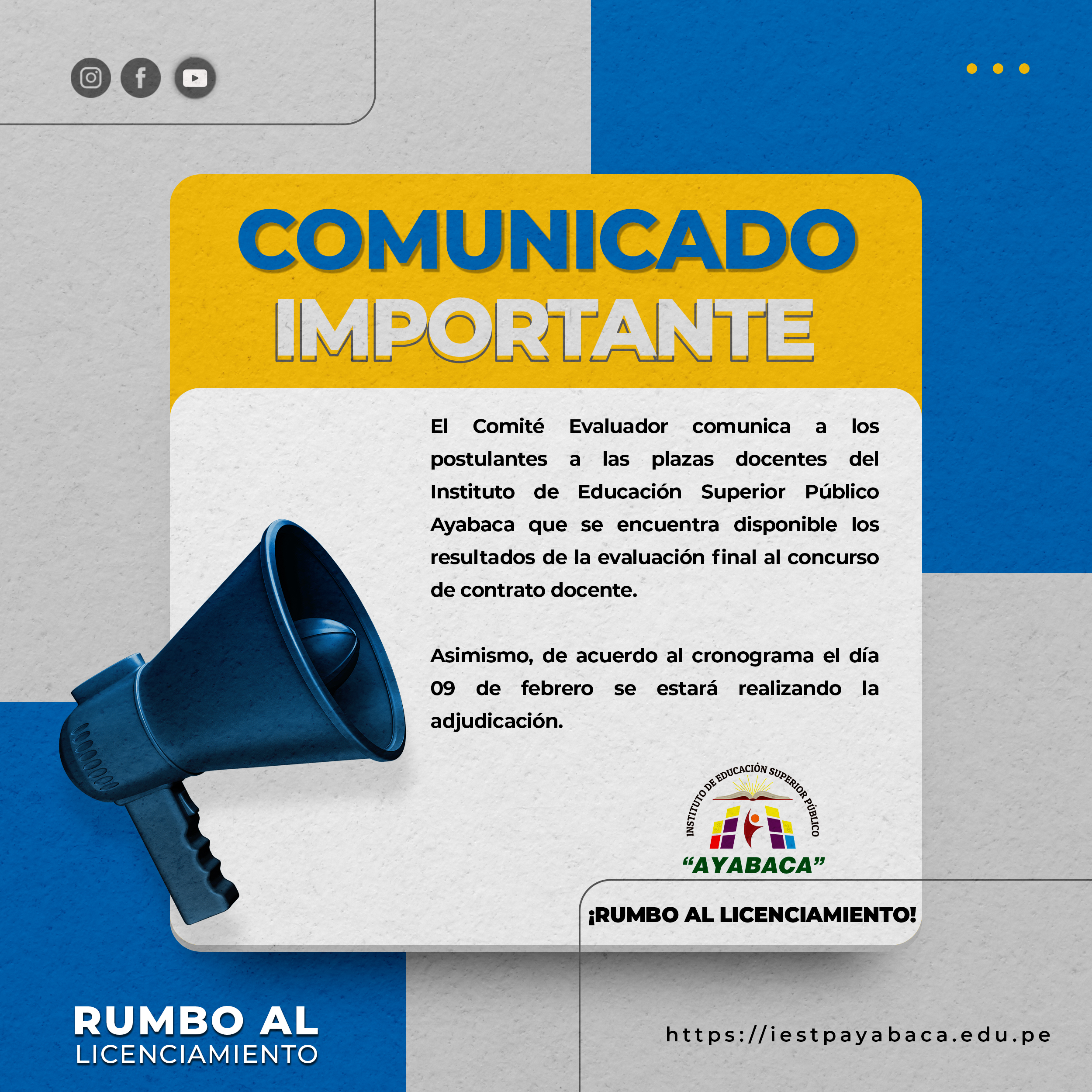 RESULTADOS FINALES EVALUACIÓN DOCENTE